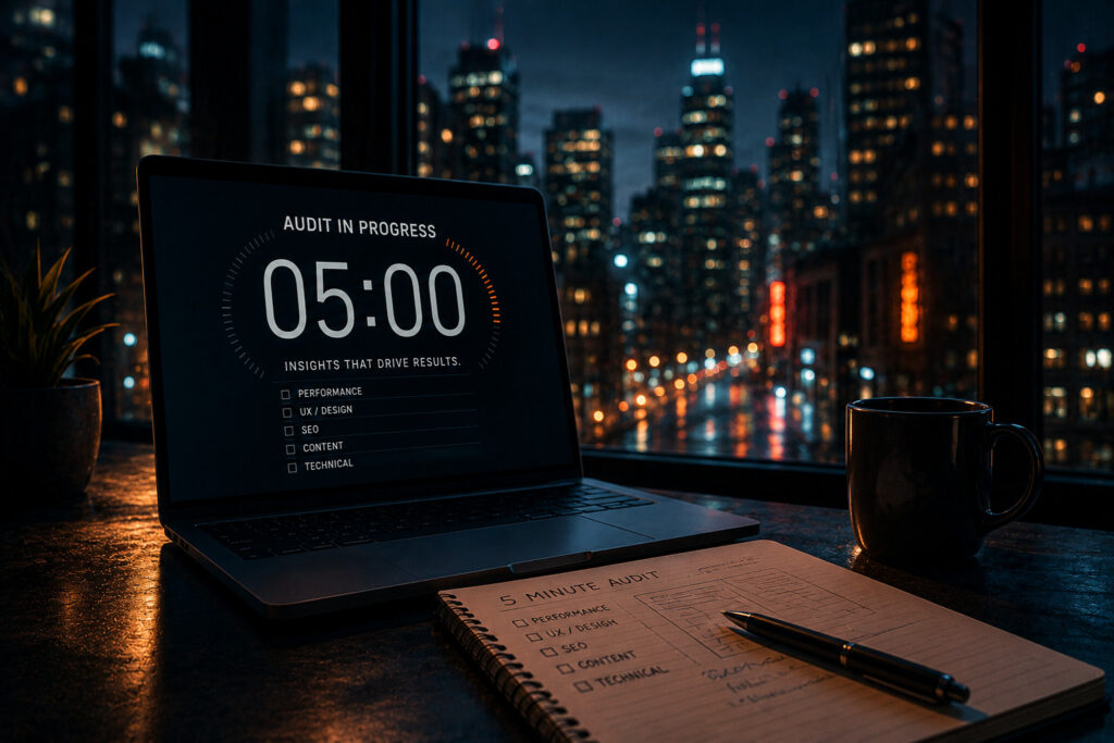 The five-minute audit: is your site earning its keep?